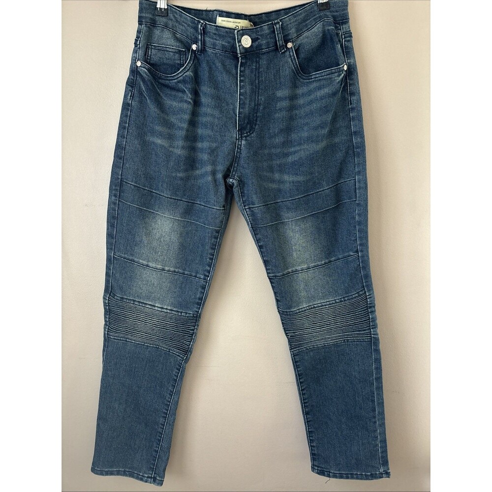 Refinery Republic Slim Fit Jeans Mens 34x30 Ribbed Stretch Denim